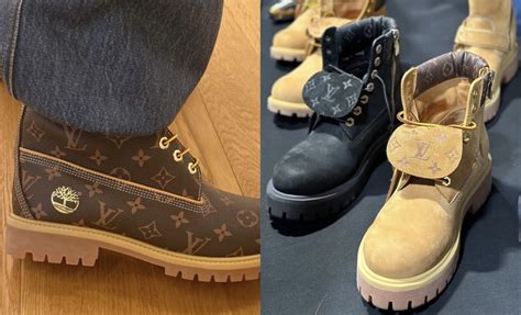 borsa louis vuitton abbinata a scarpe timberland